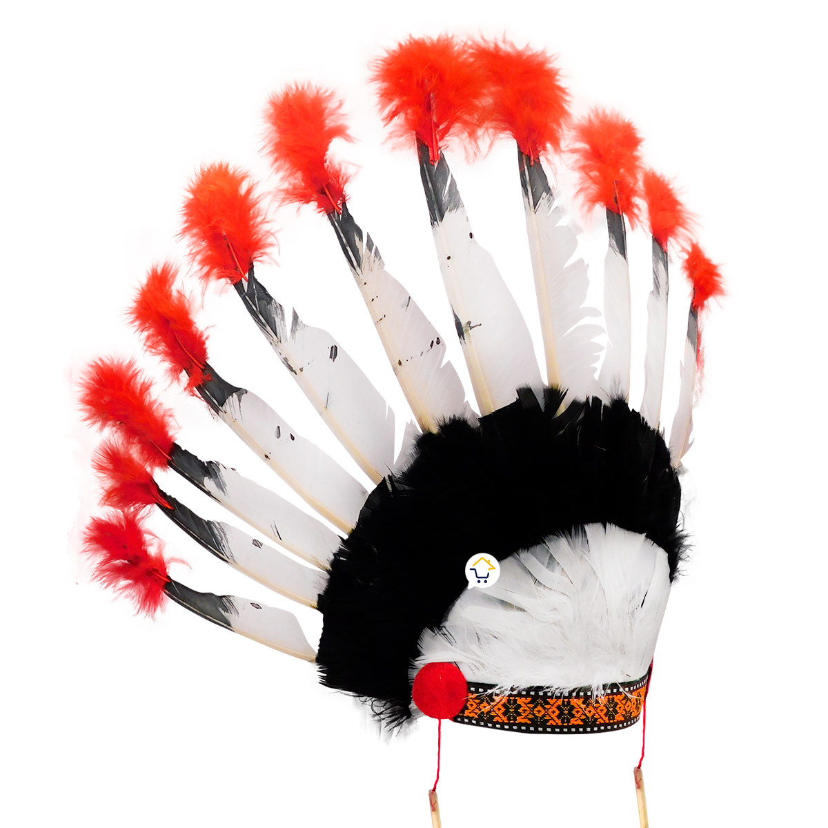 Miniatura 5 de Penacho Indio Jefe Pluma Diadema C2010